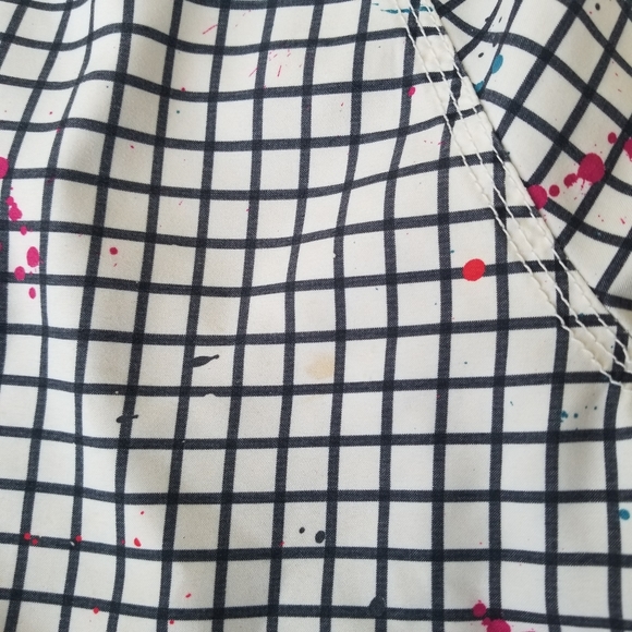 S mens splatter swimsuit w zipper pocket - Picture 15 of 15